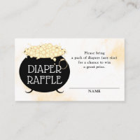Diaper Raffle Neutral Brew Halloween Baby Shower
