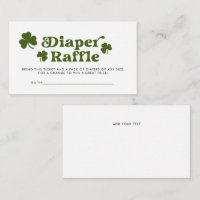 Diaper Raffle St. Patrick's Day Baby Shower