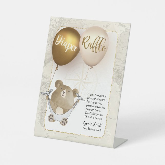 Diaper Raffle Tabletop Sign (Front)