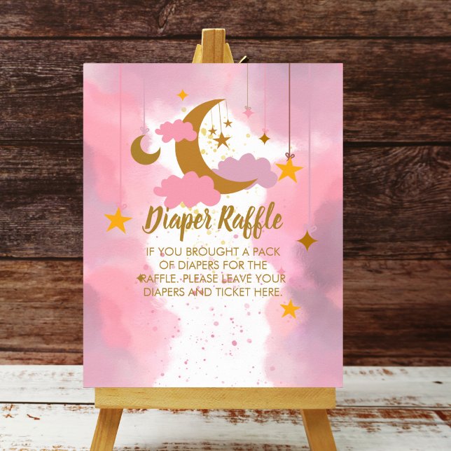 Diaper Raffle Twinkle Twinkle Little Star Pink Poster (Creator Uploaded)