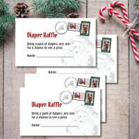 Diaper raffles santas letter north pole postmarked