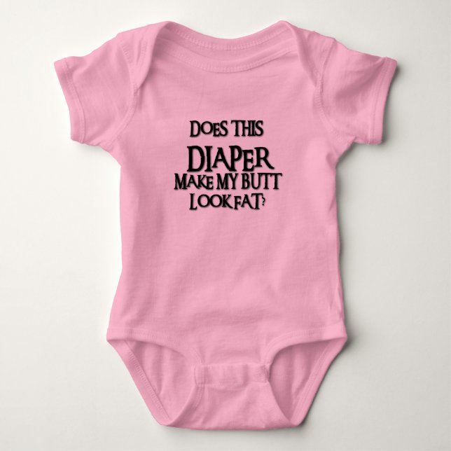diaperblk baby bodysuit (Front)