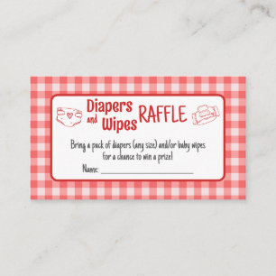 Diapers and Wipes Raffle Tickets