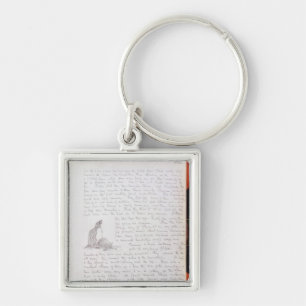 Diary Entry for 9th January, 1902 Keychain
