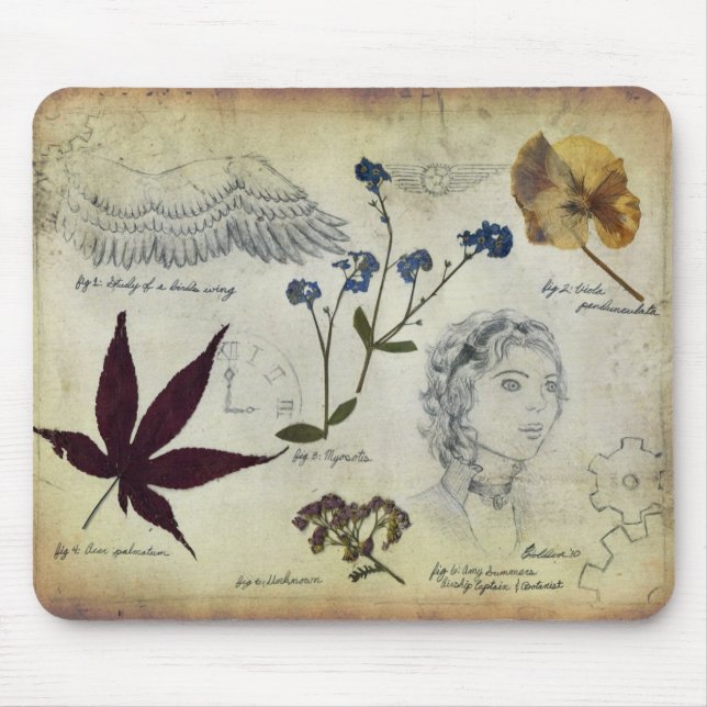 Diary of a Botanist Mouse Pad (Front)