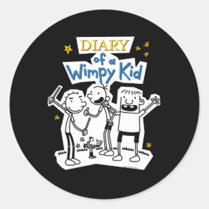 Diary Of A Wimpy Wimpy Classic Round Sticker