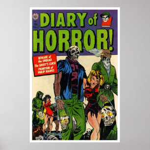 Diary of Horror #1 (1952) Poster