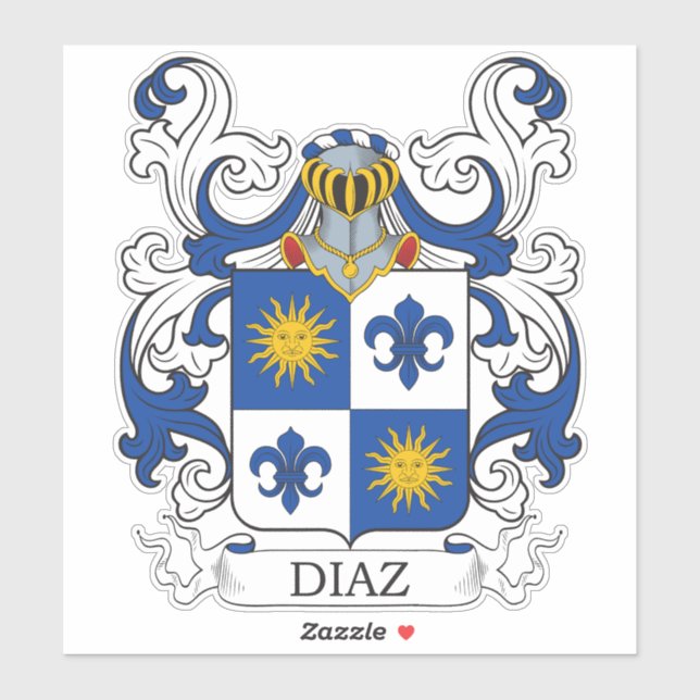 Diaz Family Crest (Sheet)