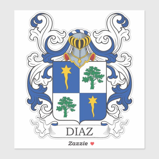 Diaz Family Crest (Sheet)