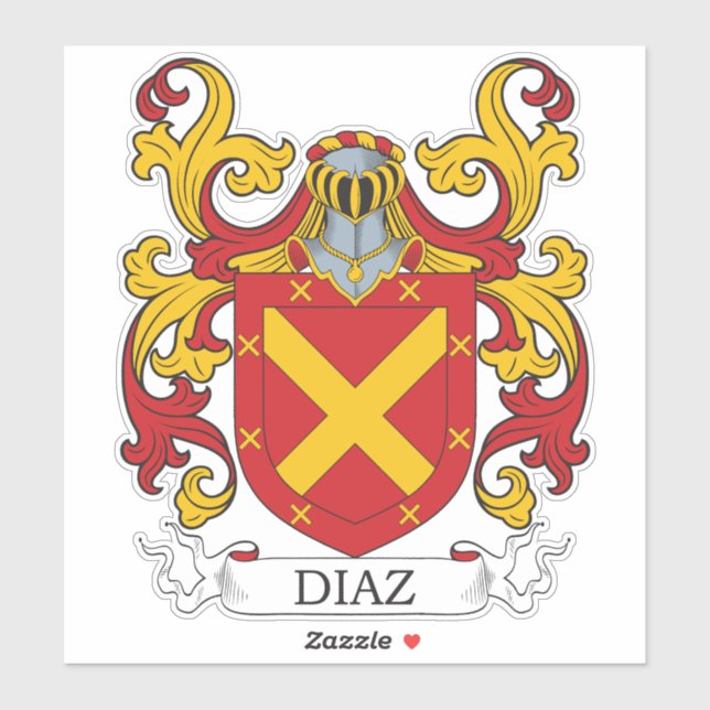 Diaz Family Crest (Sheet)