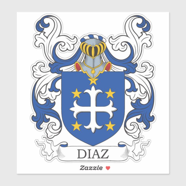 Diaz Family Crest (Sheet)