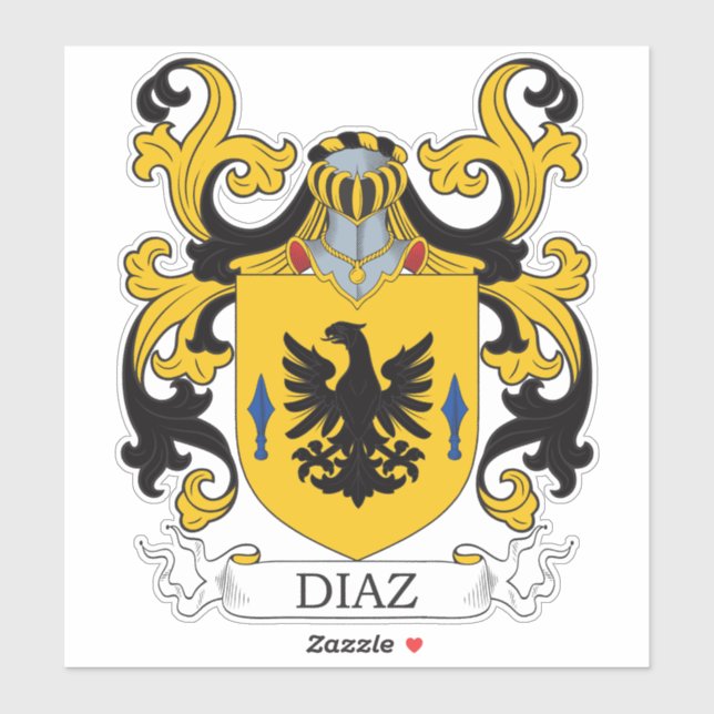 Diaz Family Crest (Sheet)