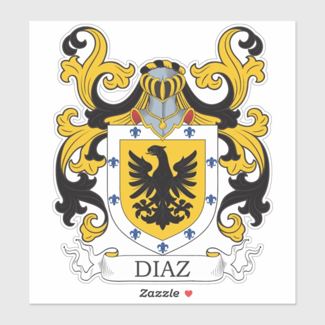 Diaz Family Crest (Sheet)