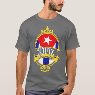 Diaz Family Cuba Flag T-Shirt