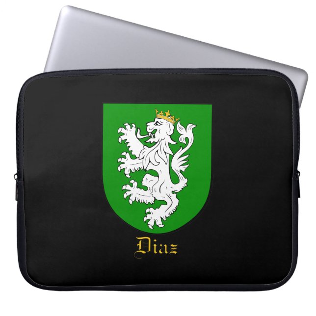 Diaz Family Shield Electronics Bag (Front)