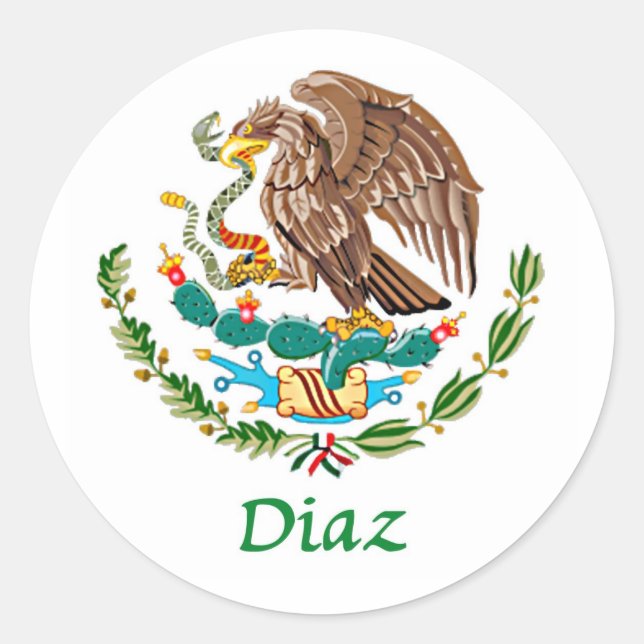 Diaz Mexican National Seal (Front)