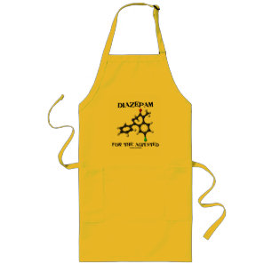 Diazepam For The Agitated (Chemical Molecule) Long Apron