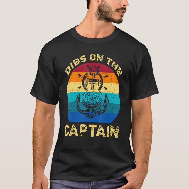 Dibs On The Captain   Captain's Wife 9 T-Shirt (Front)