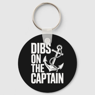 Dibs On The Captain Funny Girl's Trip Lake Cruise Keychain