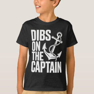 Dibs On The Captain Funny Girl's Trip Lake Cruise T-Shirt