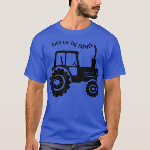 Dibs On The Farmer Western Farm Girl Country Farm T-Shirt