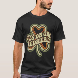 Dibs On The Redhead Shamrock Funny Irish St Patric T-Shirt