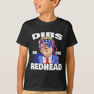 Dibs On The Redhead Shirt Funny St Patricks Day Pr