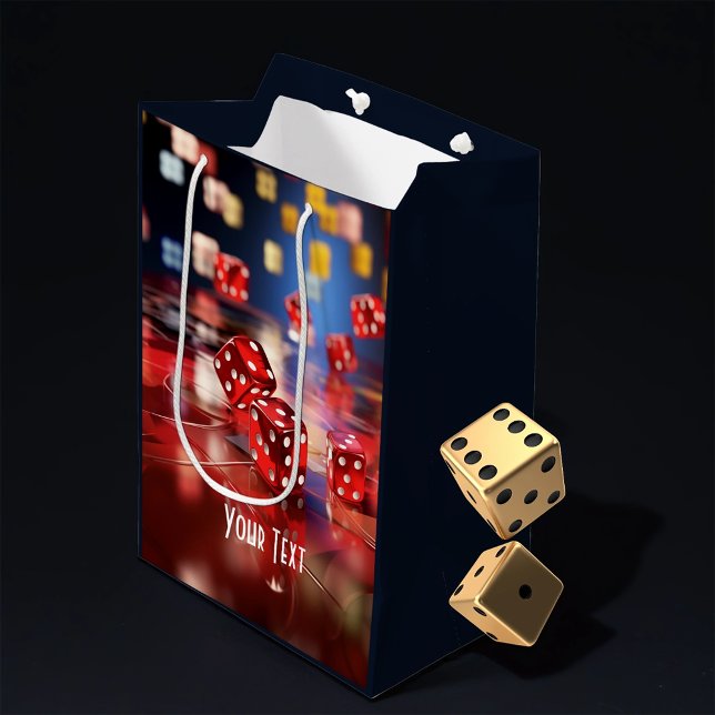 Dice And Poker Chips Medium Gift Bag (Creator Uploaded)
