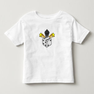 Dice at Poker with Spades & Stars Toddler T-shirt