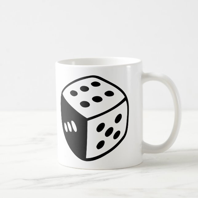 Dice Coffee Mug (Right)