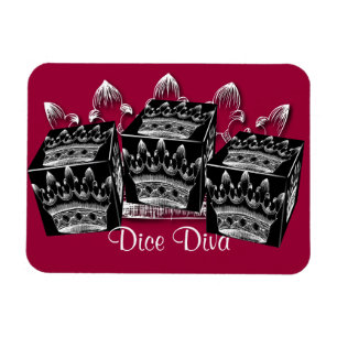 dice diva magnet