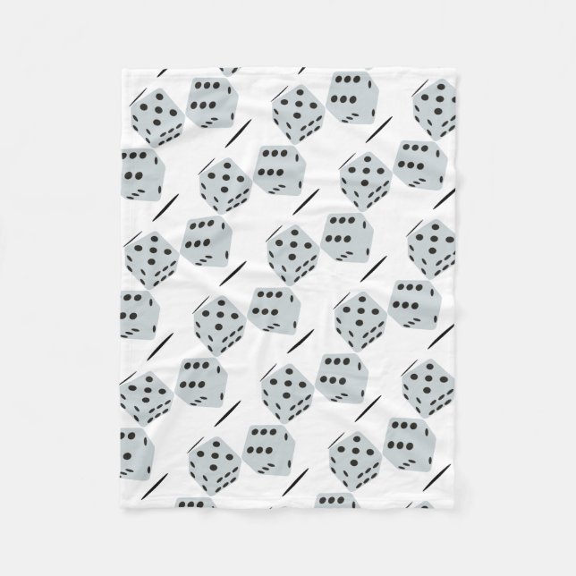 Dice Fleece Blanket (Front)