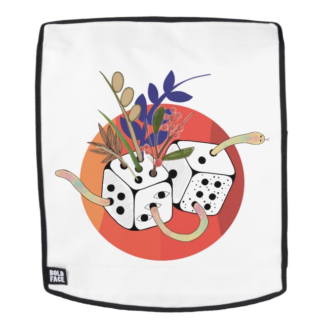 Dice in Parallel Universe Backpack (Removable Face)