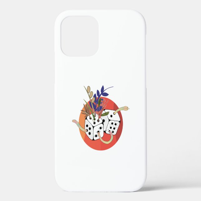 Dice in Parallel Universe Case-Mate iPhone Case (Back)