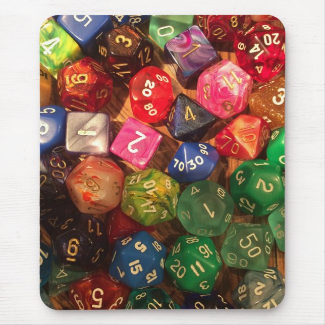 Dice mousepad for gamers (Front)