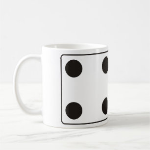 DICE numbers of pips 4 & 3 + your ideas Coffee Mug
