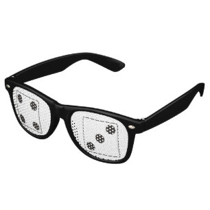 DICE numbers of pips 4 & 3 + your ideas Retro Sunglasses