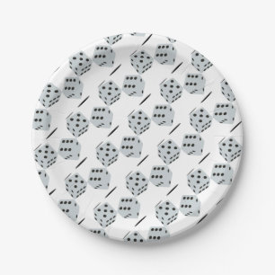 Dice Paper Plate