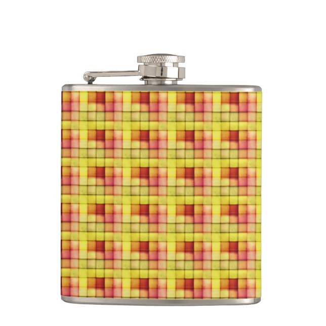 Dice Pattern Hip Flask (Front)
