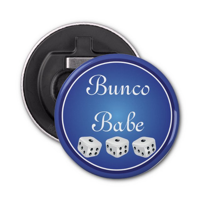 Dice Personalized Monogram Bottle Opener (Front)