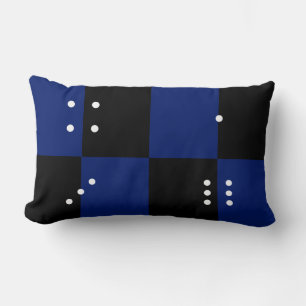 Dice polka dot dice pattern lumbar pillow