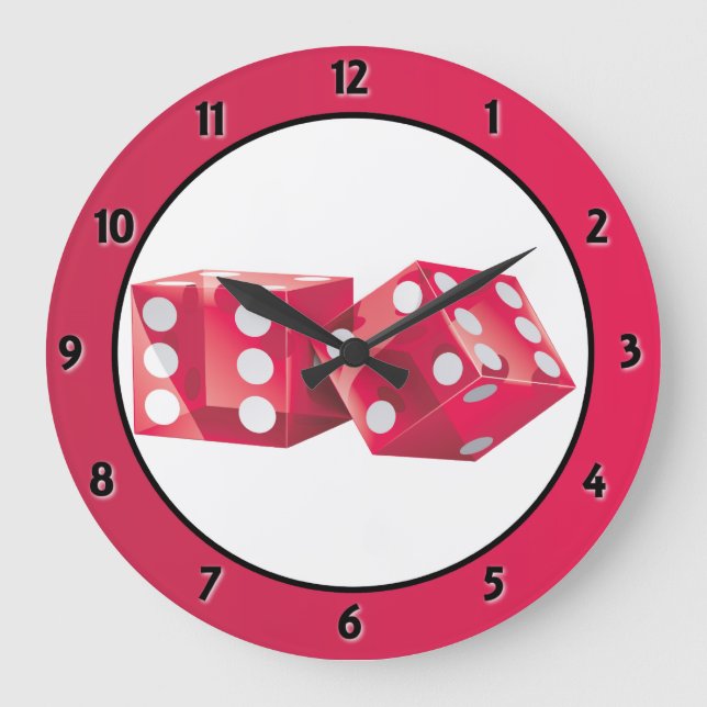 Dice Wall Clock (Front)