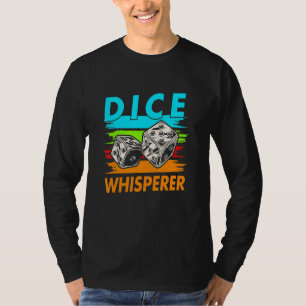 Dice Whisperer   Craps Player Casino Gambling T-Shirt