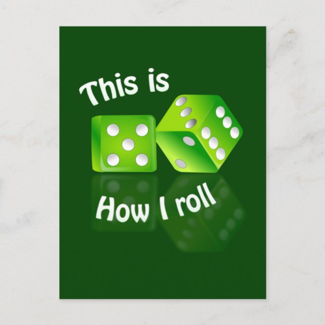 Dices postcard (Front)