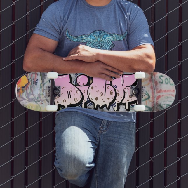 Dick Graffiti Custom Personalized Skateboard (Outdoor 3)
