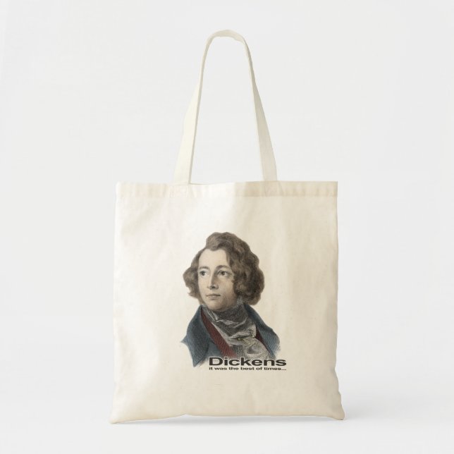 Dickens-Best of Times bag-colour Tote Bag (Front)