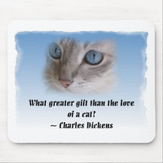 Dickens Cat Mouse Pad