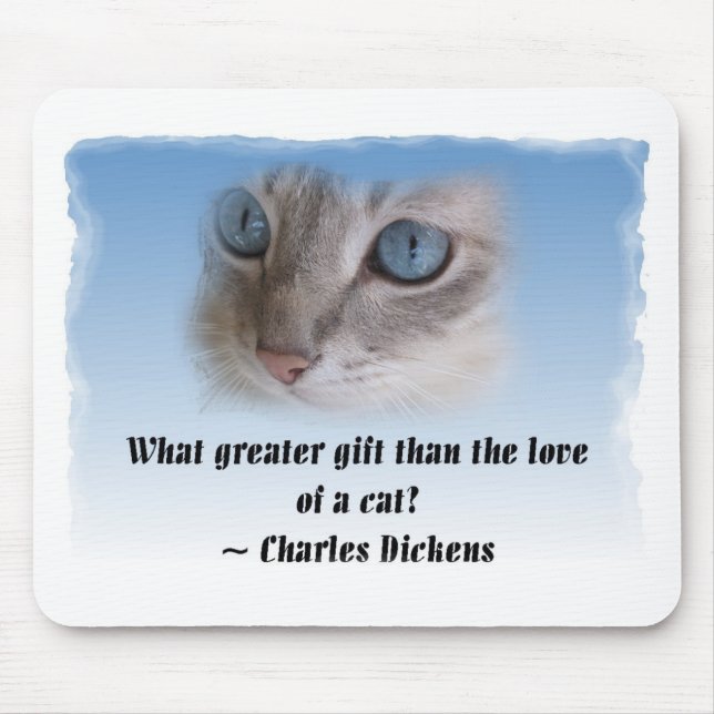 Dickens Cat Mouse Pad (Front)