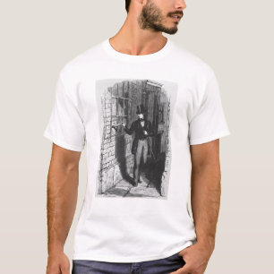 Dickens placing his first literary T-Shirt