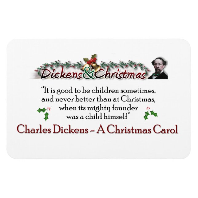 Dickens Un Magnet De Citation De Carol De Noël (Horizontal)